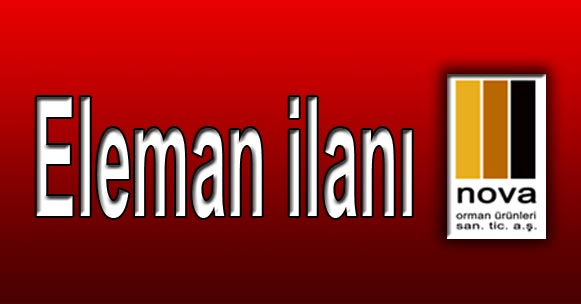 Nova-Orman_Urunleri-Eleman-ilani