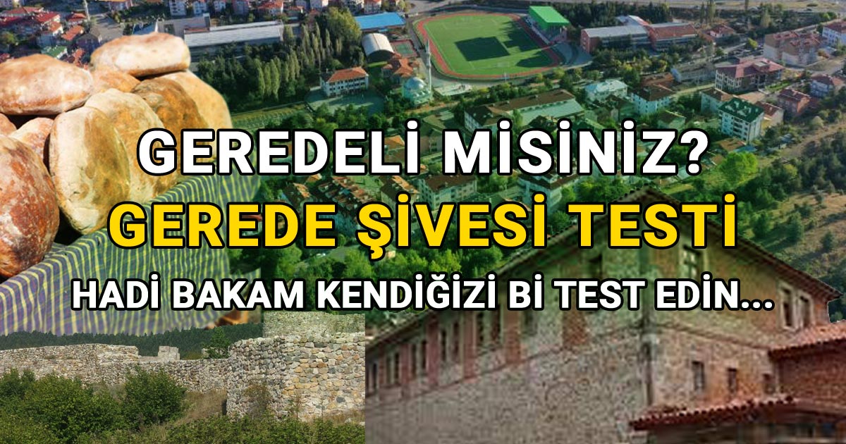 Gerede-sivesi-testi