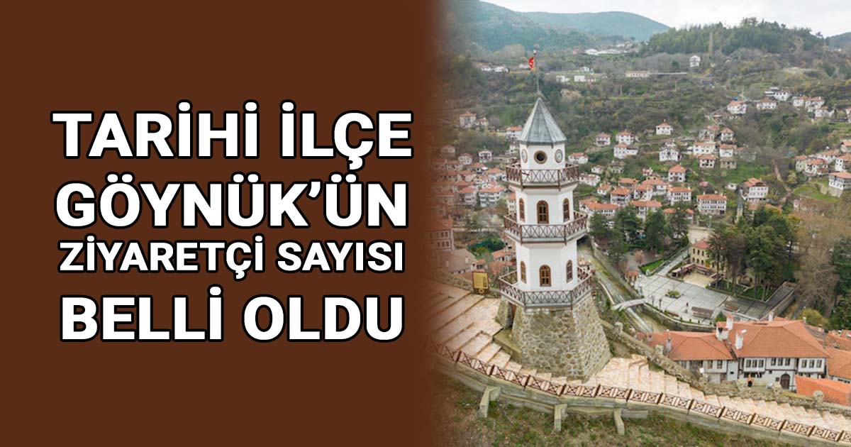 Tarihi ilçe Göynük'ün ziyaretçi sayısı belli oldu