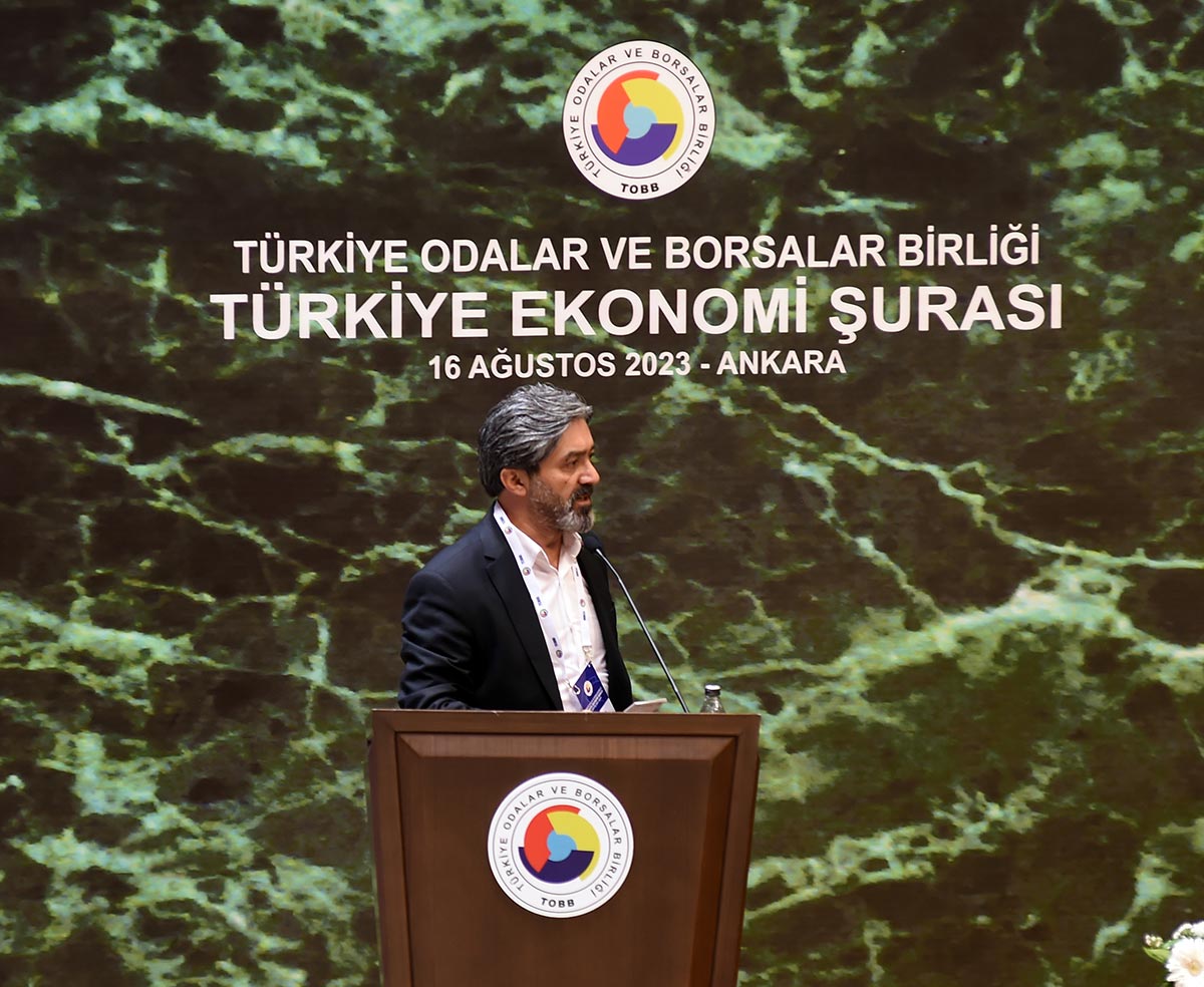 Gerede TSO Baskani Ersin Kaska TOBB Turkiye Ekonomi Surasi konusma