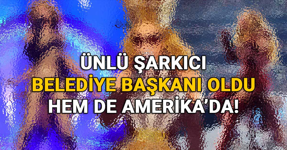 unlu sarkici amerikada belediye baskani oldu