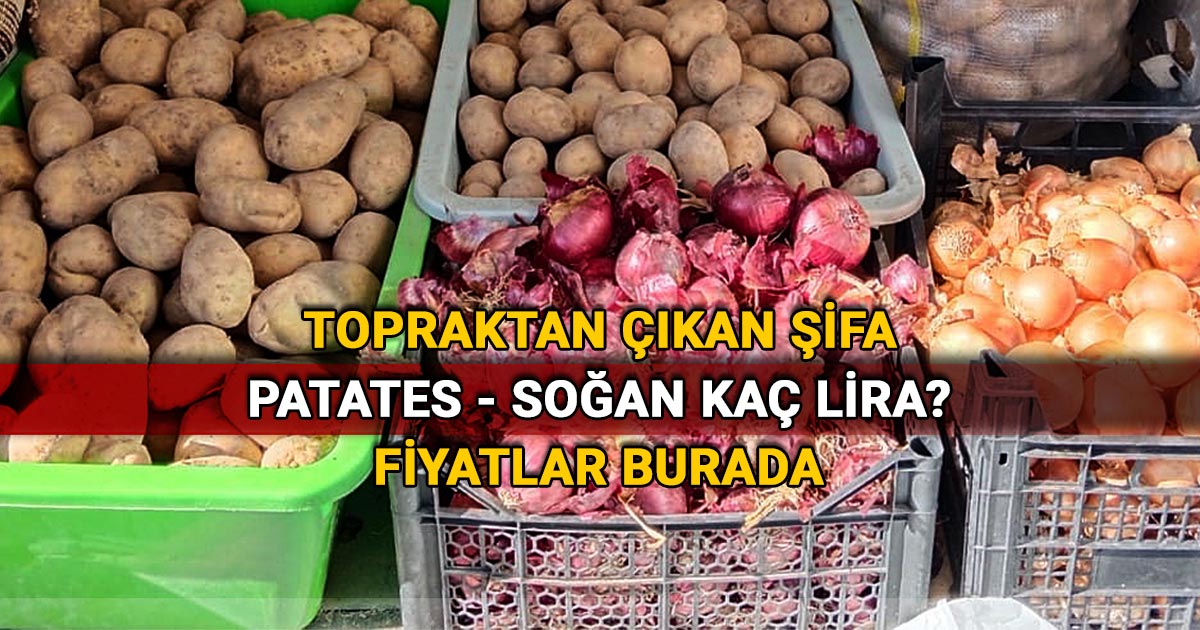 Gerede'de patates ve soğan fiyatları