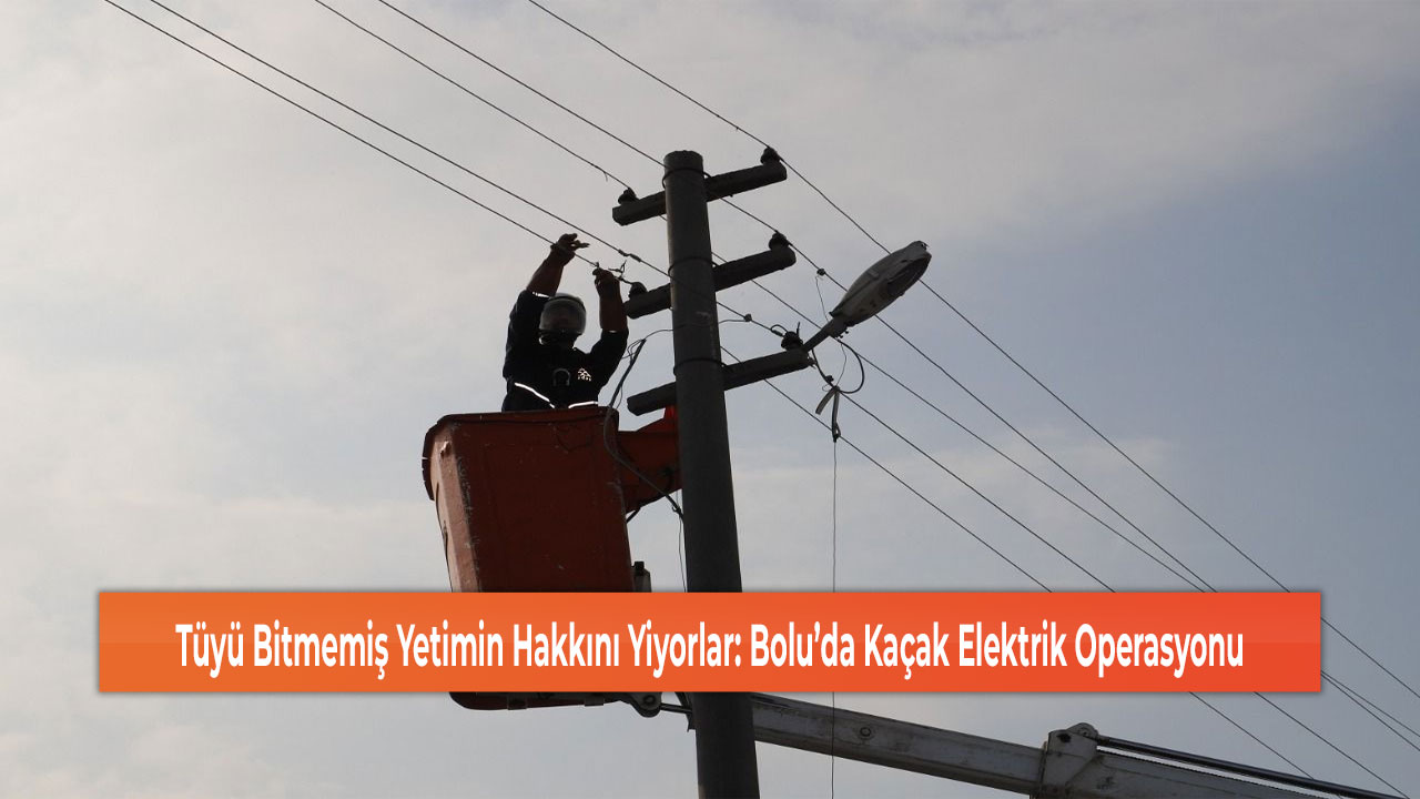 Bolu kaçak elektrik