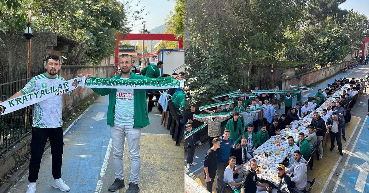 Geredespor Taraftar Grubu Kratyalilar ve Cilimli Belediyespor Taraftar Grubu Cakartalilar