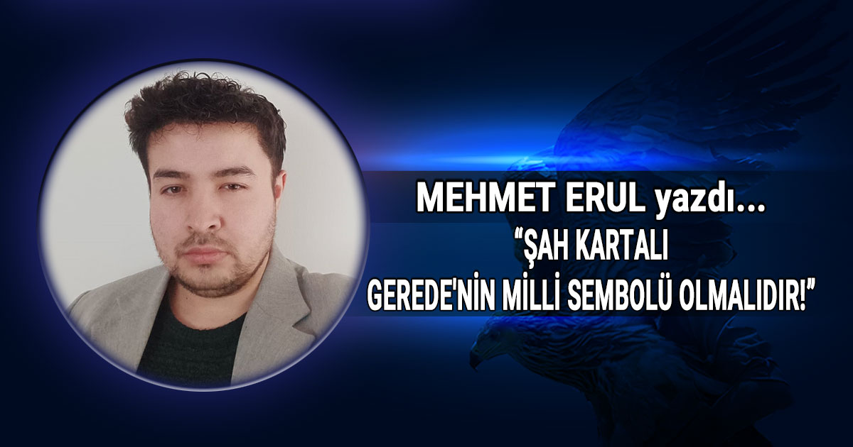 Mehmet Erul kose yazisi sah kartali Gerede nin milli sembolu olmalidir 1