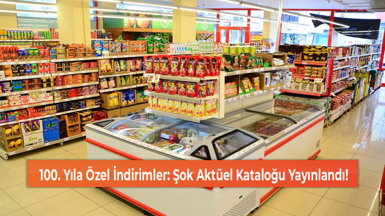 100. Yıla Özel İndirimler: Şok Aktüel Kataloğu Yayınlandı!