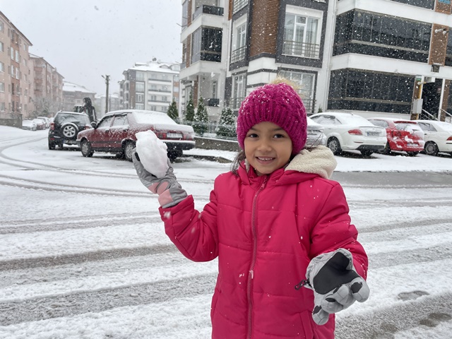 Bolu'da kar yağışı etkili oluyor