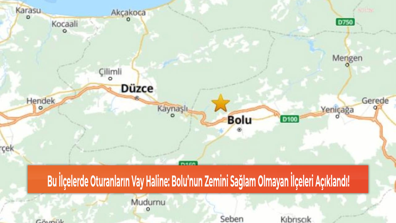 Bolu deprem