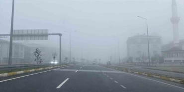 duzcede yogun sis trafigi etkisi altina aldi a1j5P4EG.jpg