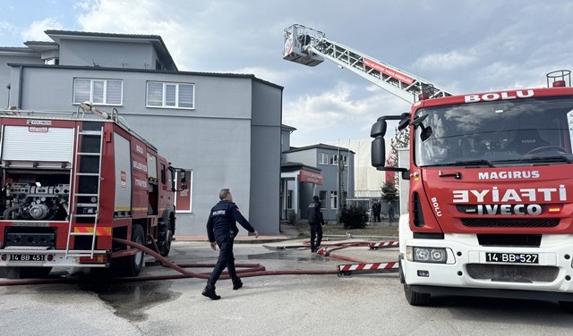 Boluspor'un altyapı tesislerinde çıkan yangın söndürüldü