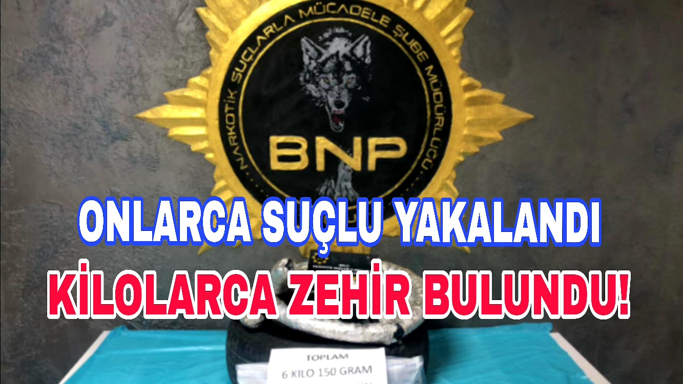 Onlarca Suçlu Yaklandı Zehir Narkotik Polis Operasyon