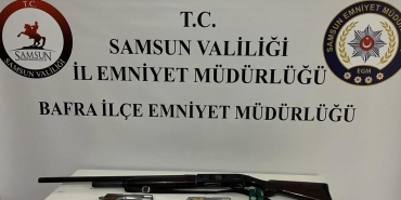 samsun bafrada silah kacakciligi yapan 1 kisi yakalandi auK8G923.jpg