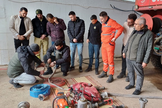 Gerede'de orman yangınlarıyla mücadele tatbikatı yapıldı