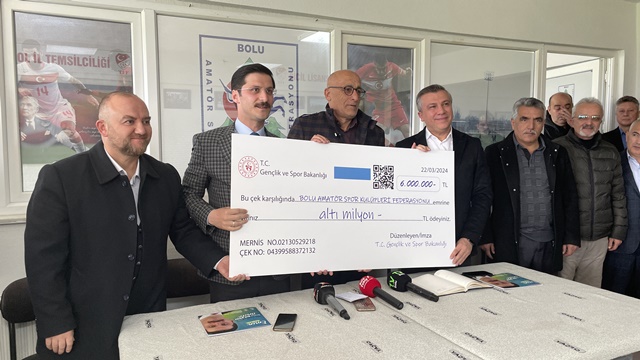 Bolu Belediye Başkan adayı Demirkol, Bakanlık eliyle spora 11 milyon lira kazandırdı