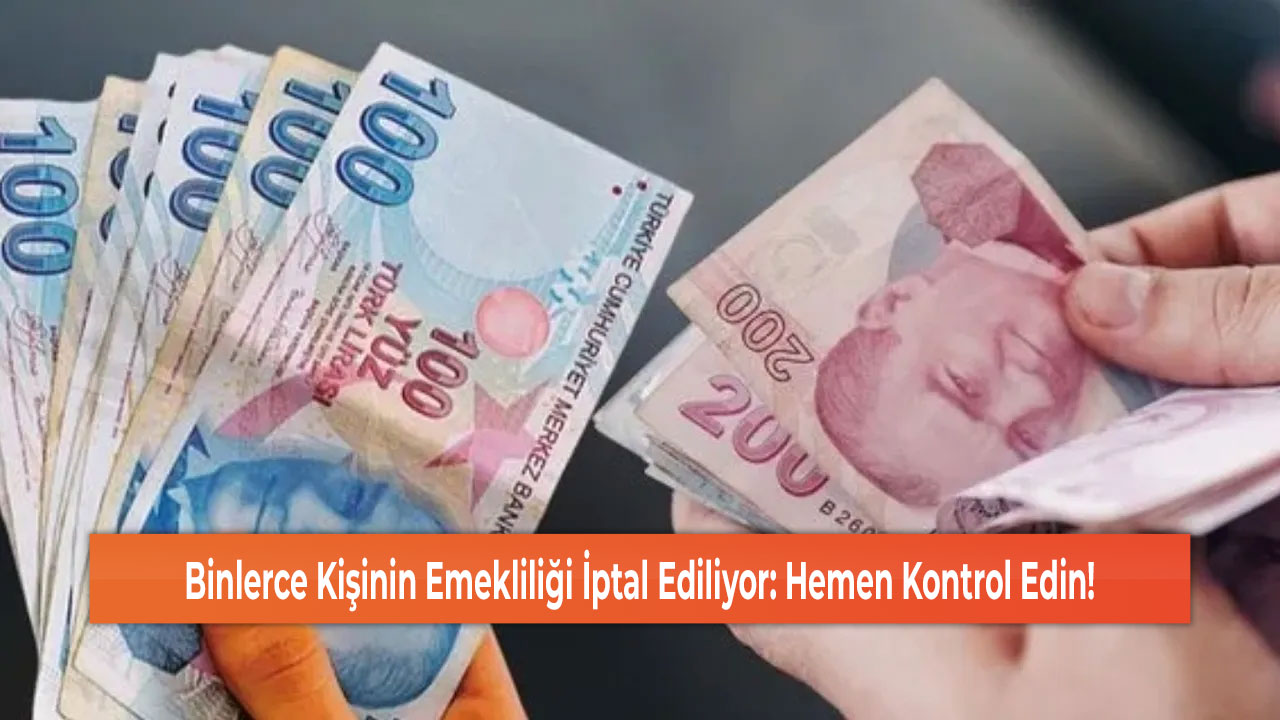 Binlerce Kişinin Emekliliği İptal Ediliyor: Hemen Kontrol Edin!