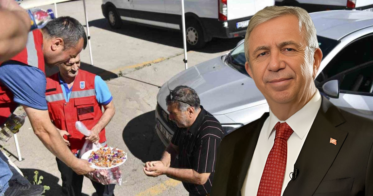 Ankara Büyükşehir Belediyesi personeli ve Ankara Büyükşehir Belediye Başkanı Mansur Yavaş