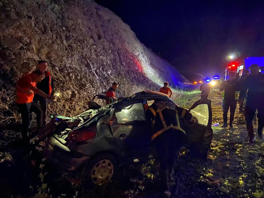 Gerede'de Gece Saatlerinde Feci Kaza 1