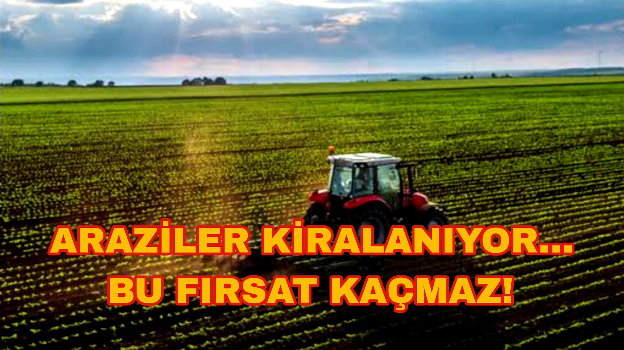 Bolu Gerede'de Tarım Arazileri Kiralanıyor