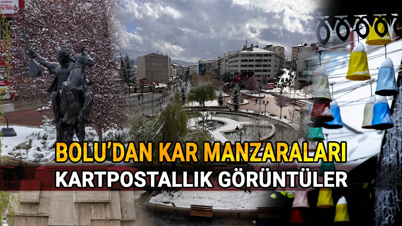 Bolu'dan Kar Manzaraları, kartpostallık görüntüler