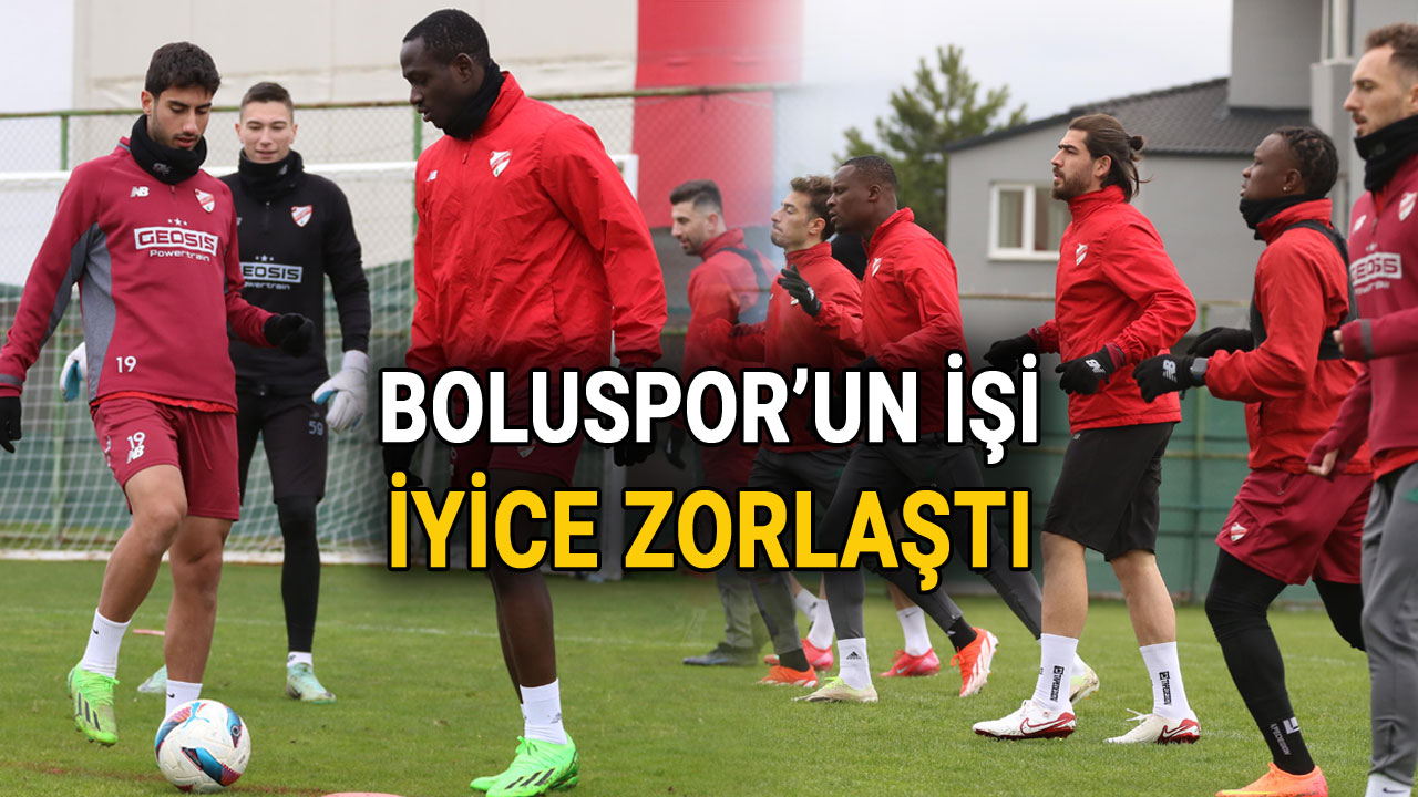 Boluspor'un işi iyice zorlaştı