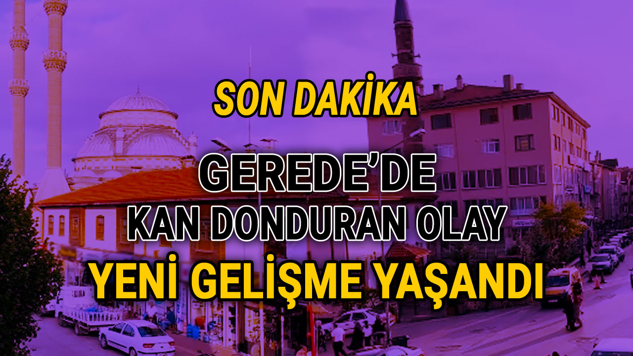 Gerede'de Kan Donduran Olayda Yeni Gelişme