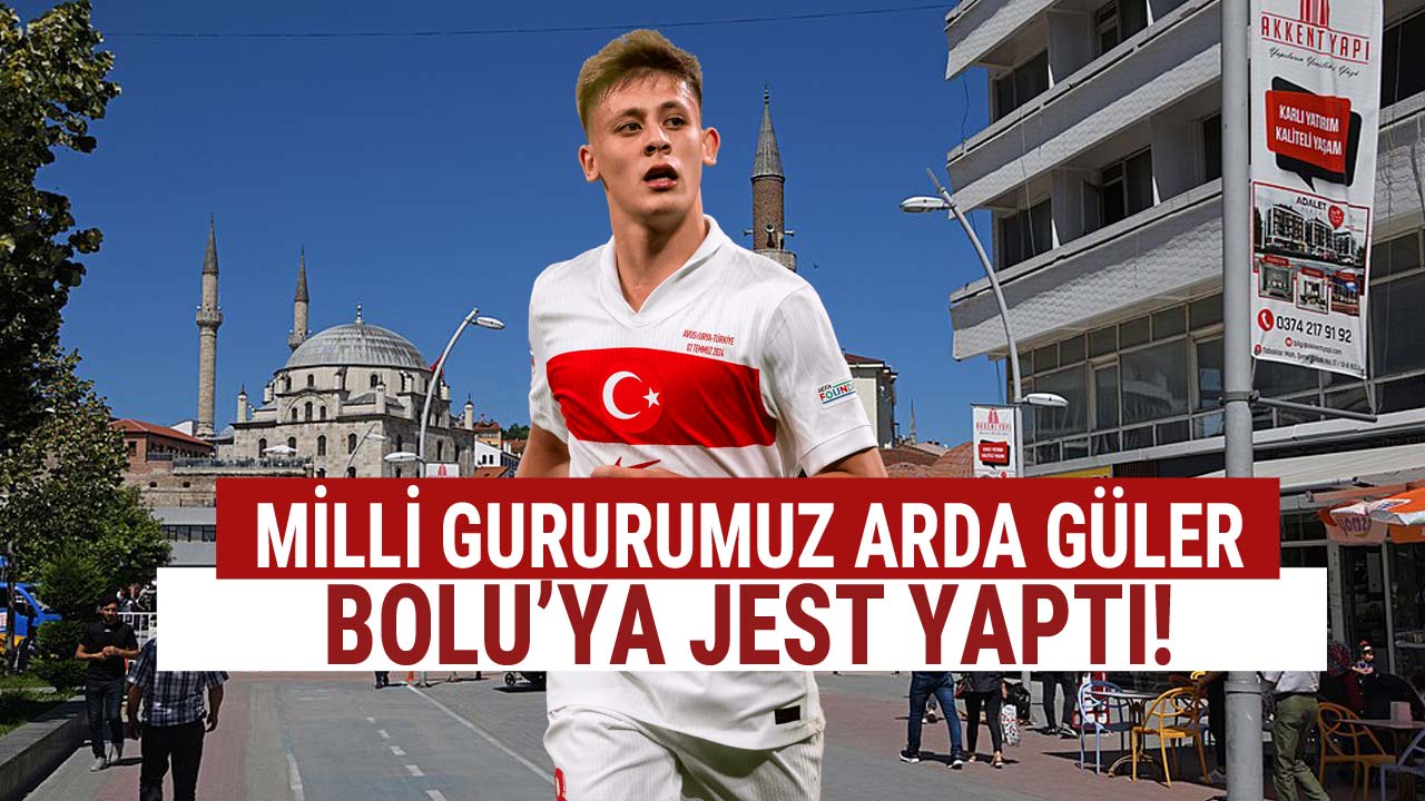 Arda Güler Bolu'ya Jest