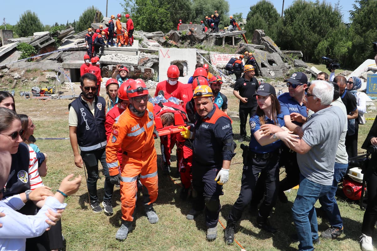 Bolu Ekibinden Nefes Kesen Tatbikat (2)