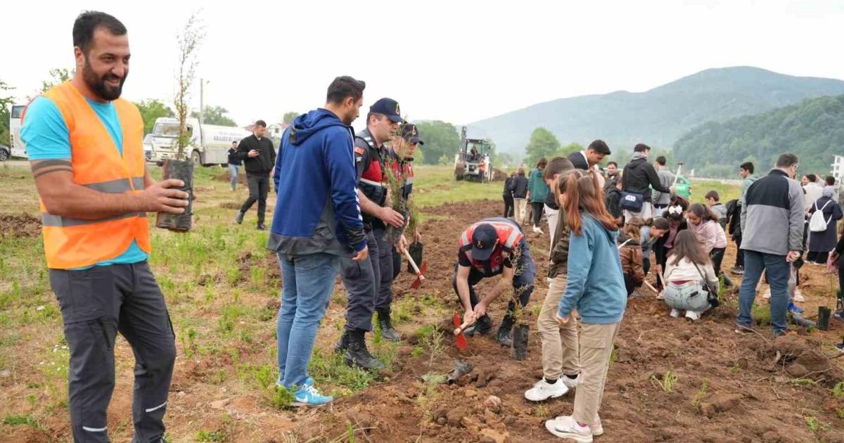 duzce universitesi ogrencileri fidanlari toprakla bulusturdu eixB1wjW.jpg