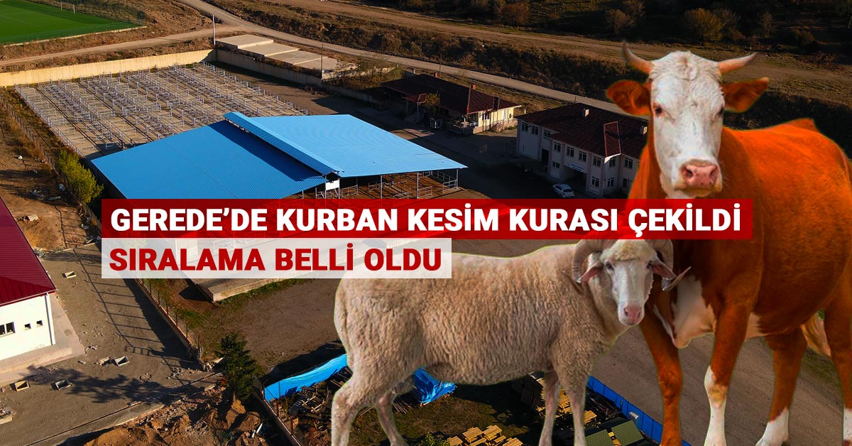gerede kurban kurası 2025