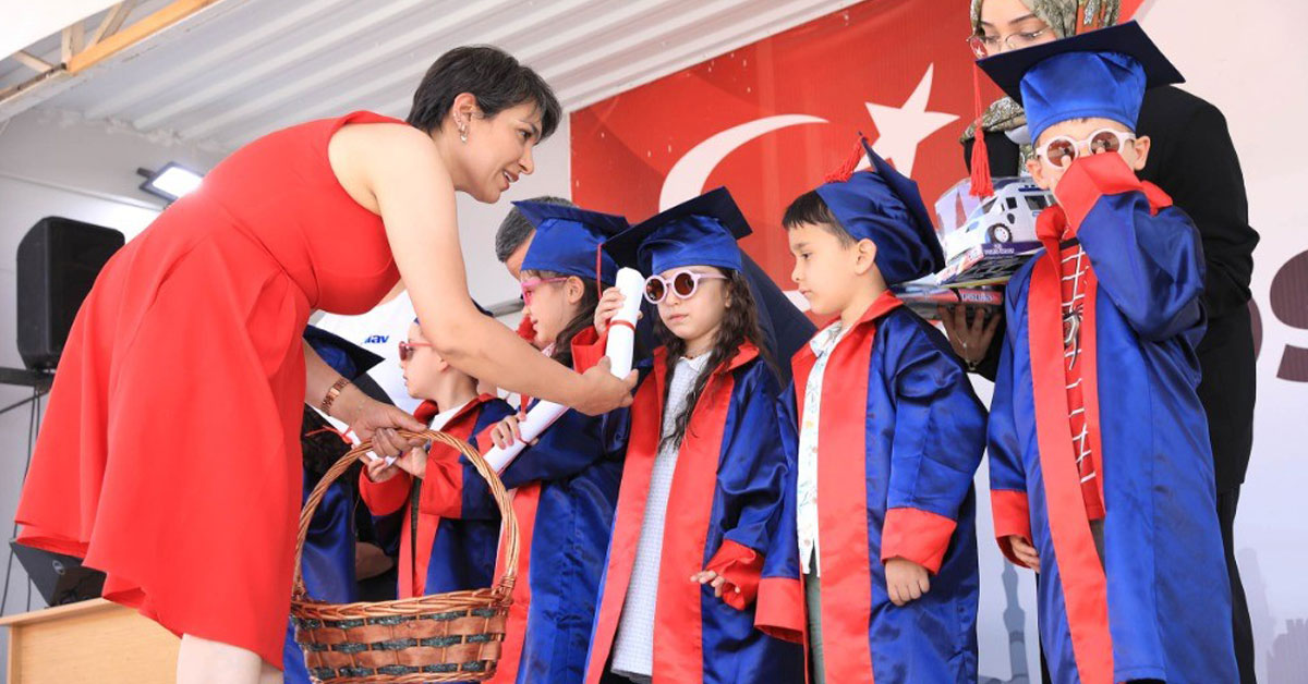 Ankara Keçiören'de Heyecanlı Anlar, mezuniyet töreni
