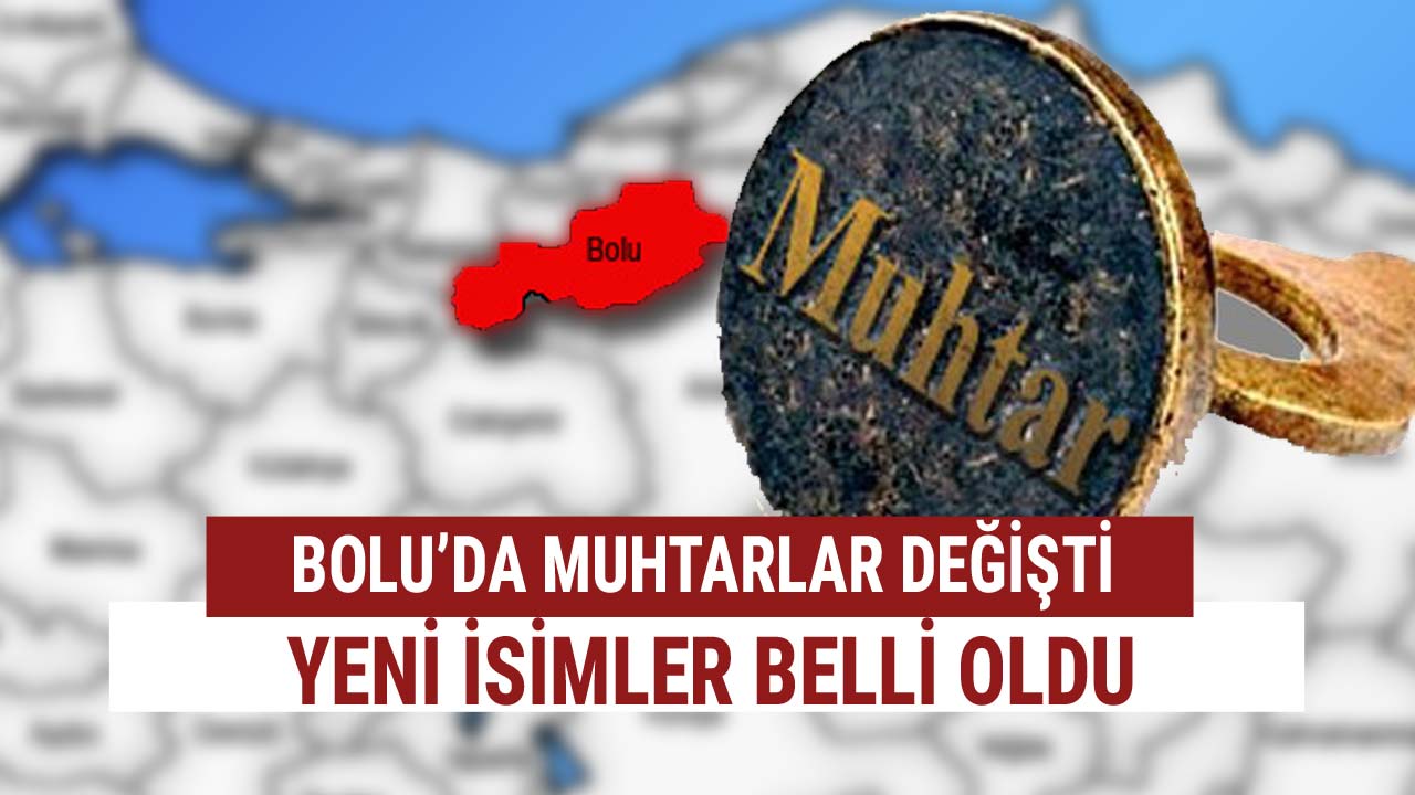 Bolu muhtar seçimi