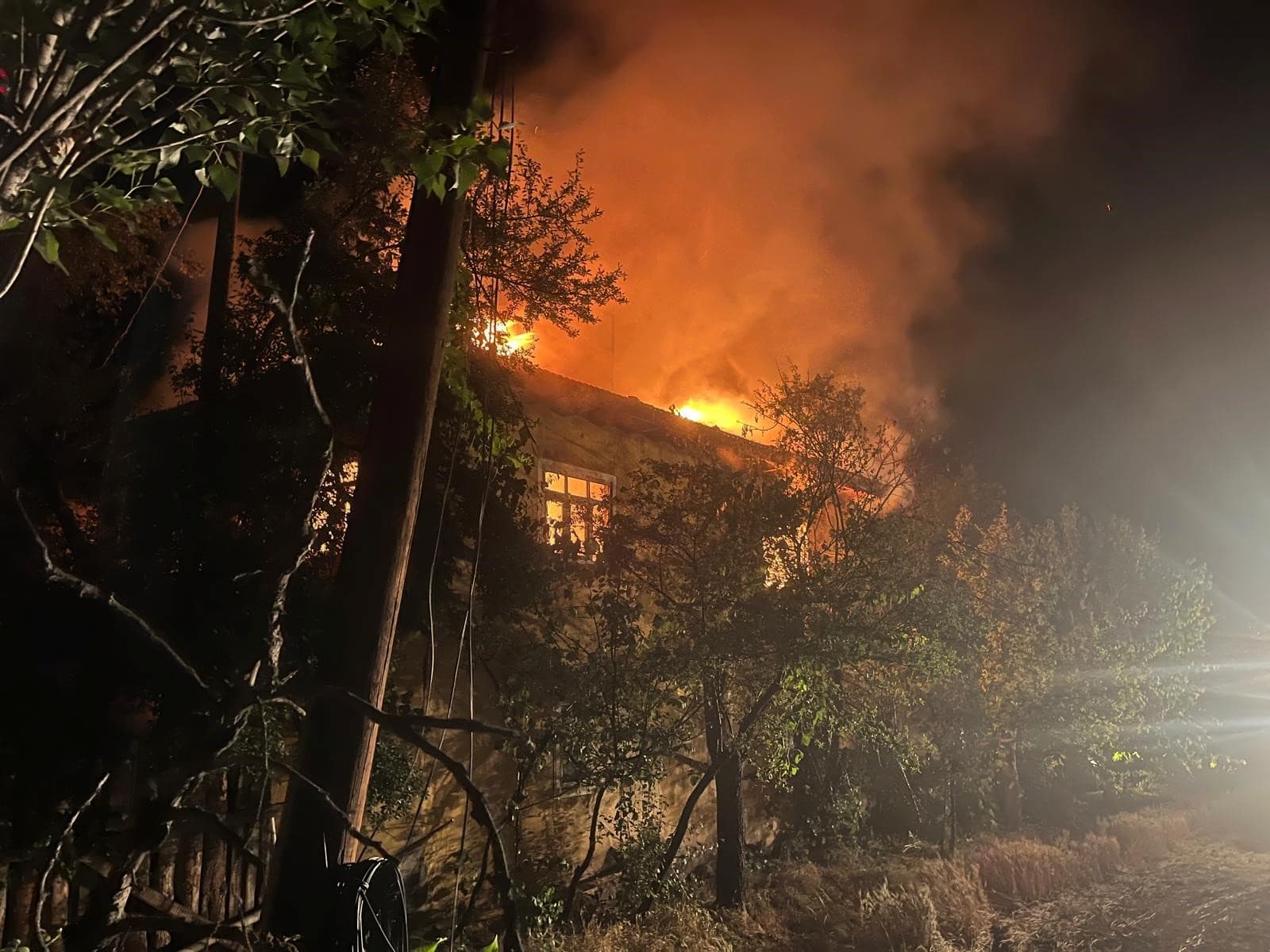 Bolu’da Yangın Faciası Yaşlı Kadının Evi Küle Döndü