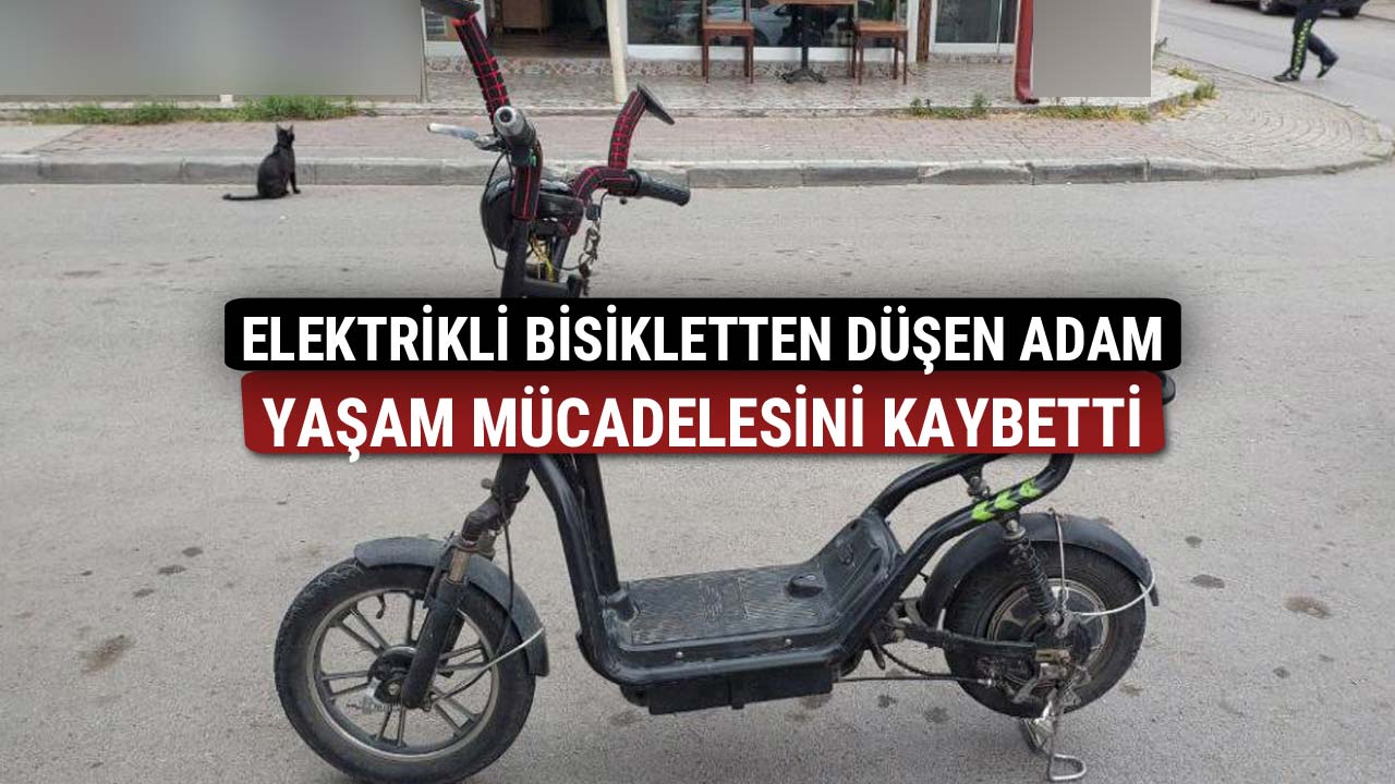 Elektrikli Bisikletten Düşen Adam