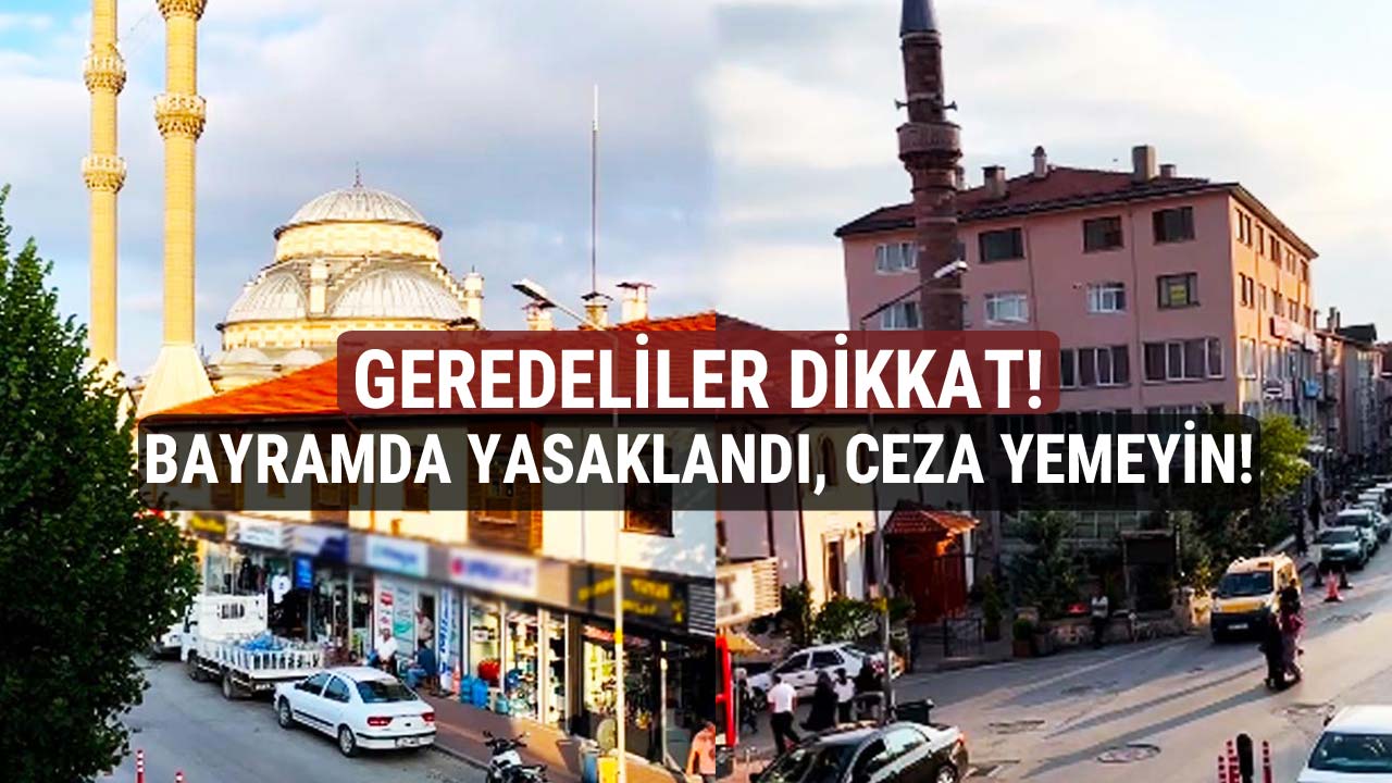 GEREDELİLER DİKKAT