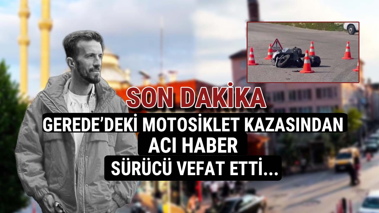 Gerede de feci kaza acı haber