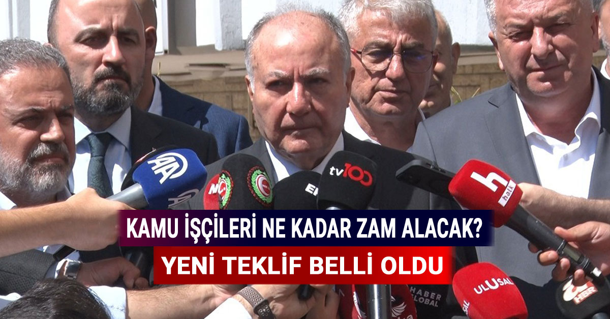 2025 yılı Kamu Toplu İş Sözleşmeleri Çerçeve Protokolü kapsamında, kamu işçilerine yönelik toplu sözleşme görüşmeleri devam ediyor. Yaklaşık 600 bin kamu işçisini kapsayan süreçte, işveren tarafı TÜHİS’in ikinci teklifini, işçi temsilcileri TÜRK-İŞ ve HAK-İŞ'e iletti.