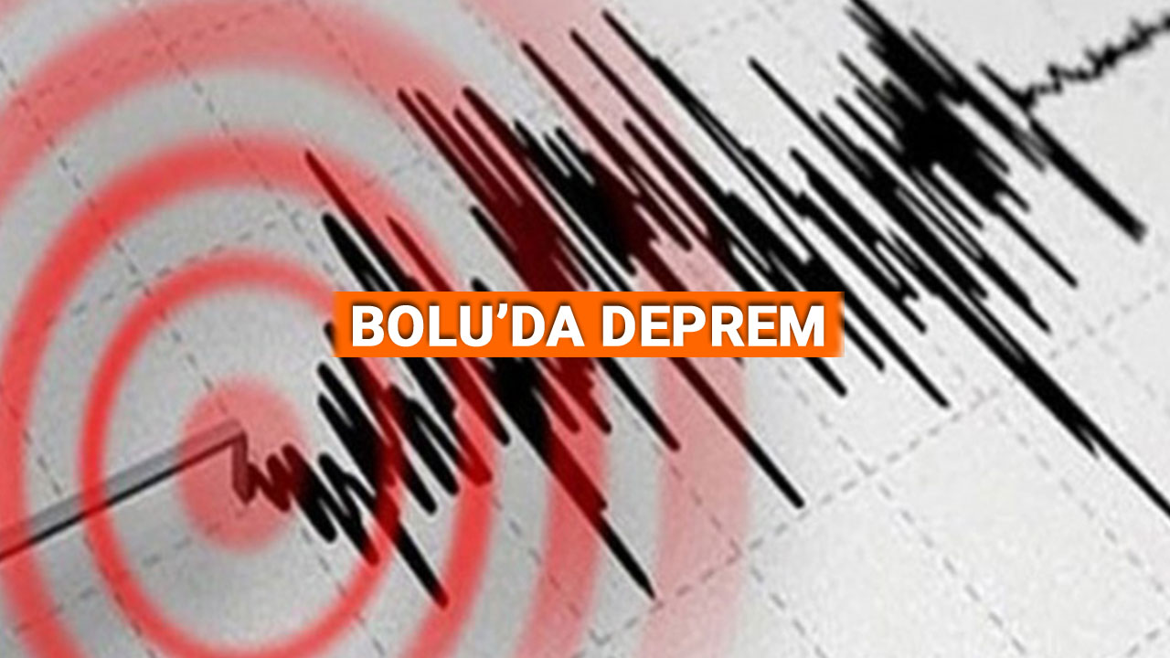 bolu'da deprem