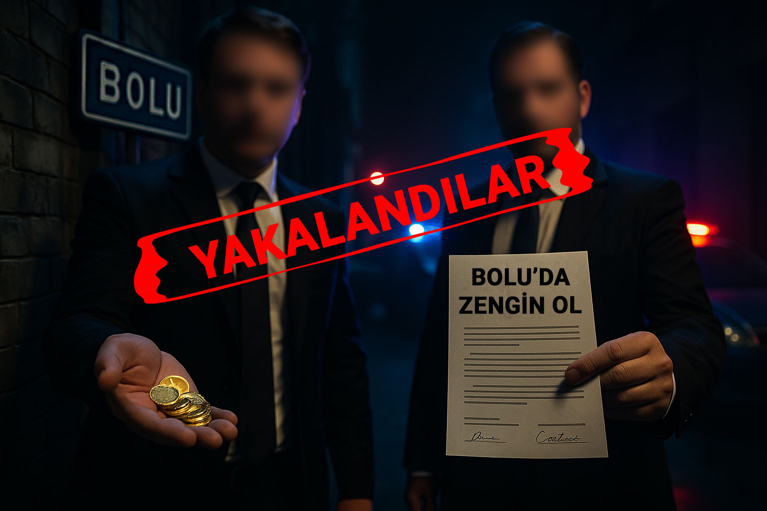 bolu'da zenginlik vaat eden dolandırıcılar yakalandı