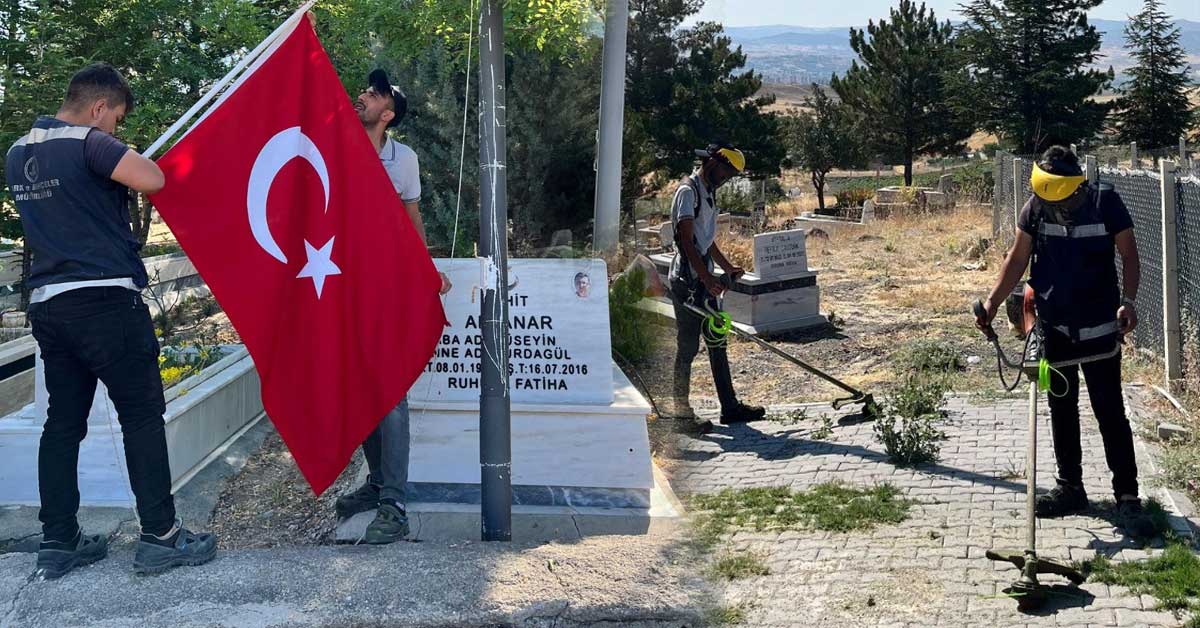 Ankara Kahramankazan'da Şehitlere Vefa