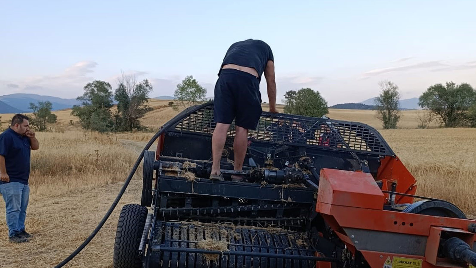 Bolu'da Balya Makinesi Yangın Çıkardı