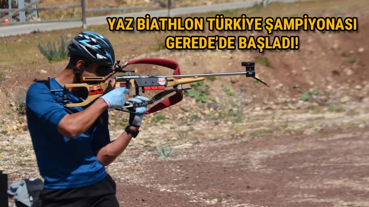Gerede’de Yaz Biathlon Türkiye Şampiyonası Başladı