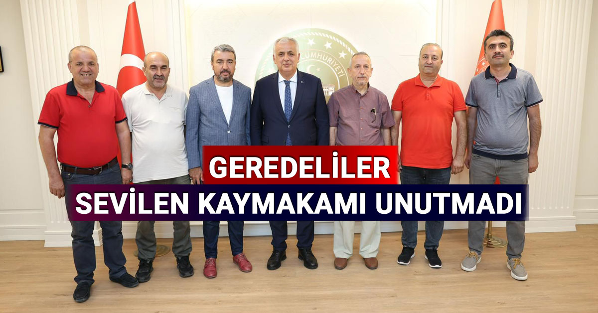 Geredeliler Sevilen Kaymakamı Unutmadı, Şevket Cinbir