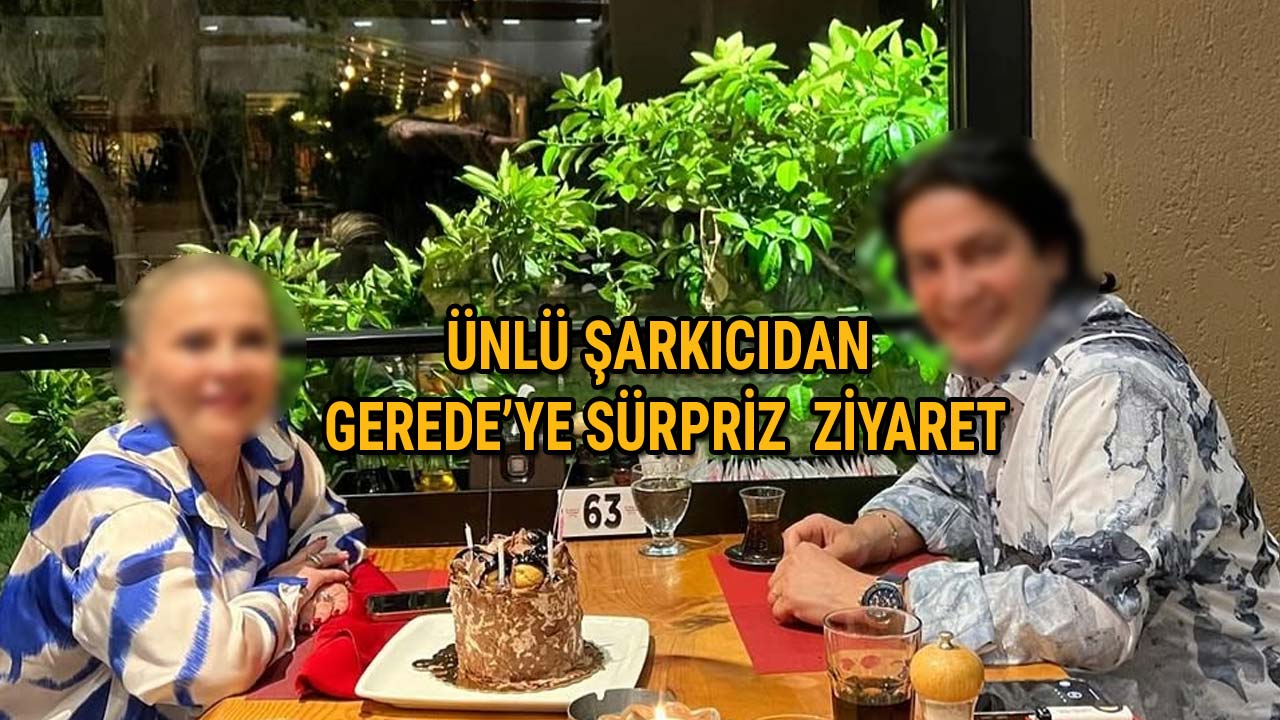 Ünlü Şarkıcıdan Gerede’ye Sürpriz Ziyaret