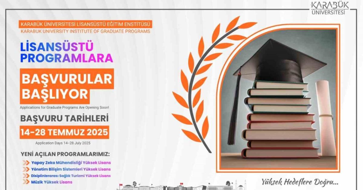 karabuk universitesi lisansustu program basvurulari basliyor 941VdXHW.jpg