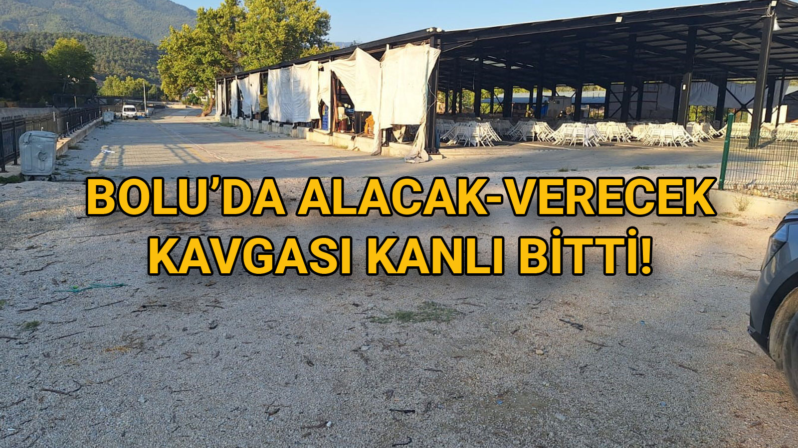 Bolu'da Alacak Verecek Kavgası Kanlı Bitti!
