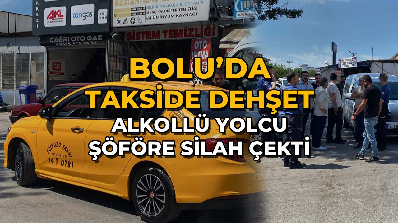 Bolu’da Takside Dehşet
