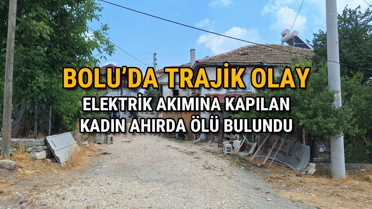 Bolu'da Trajik Olay Elektrik Akımına Kapılan Kadın Ahırda Ölü Bulundu