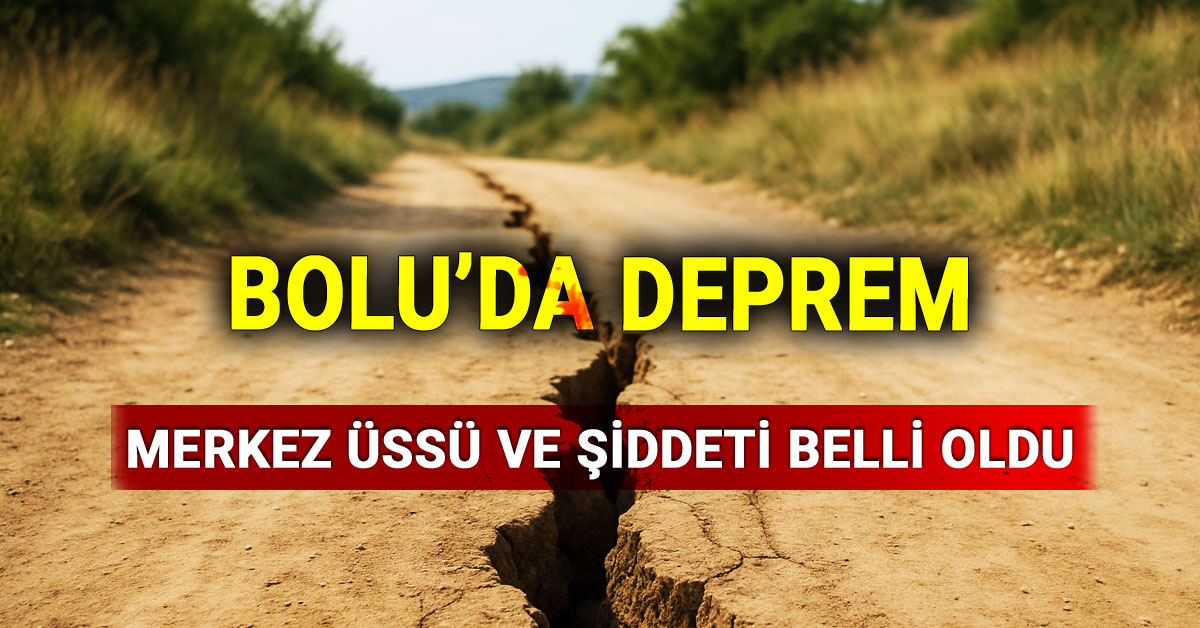Bolu'da deprem haber görseli