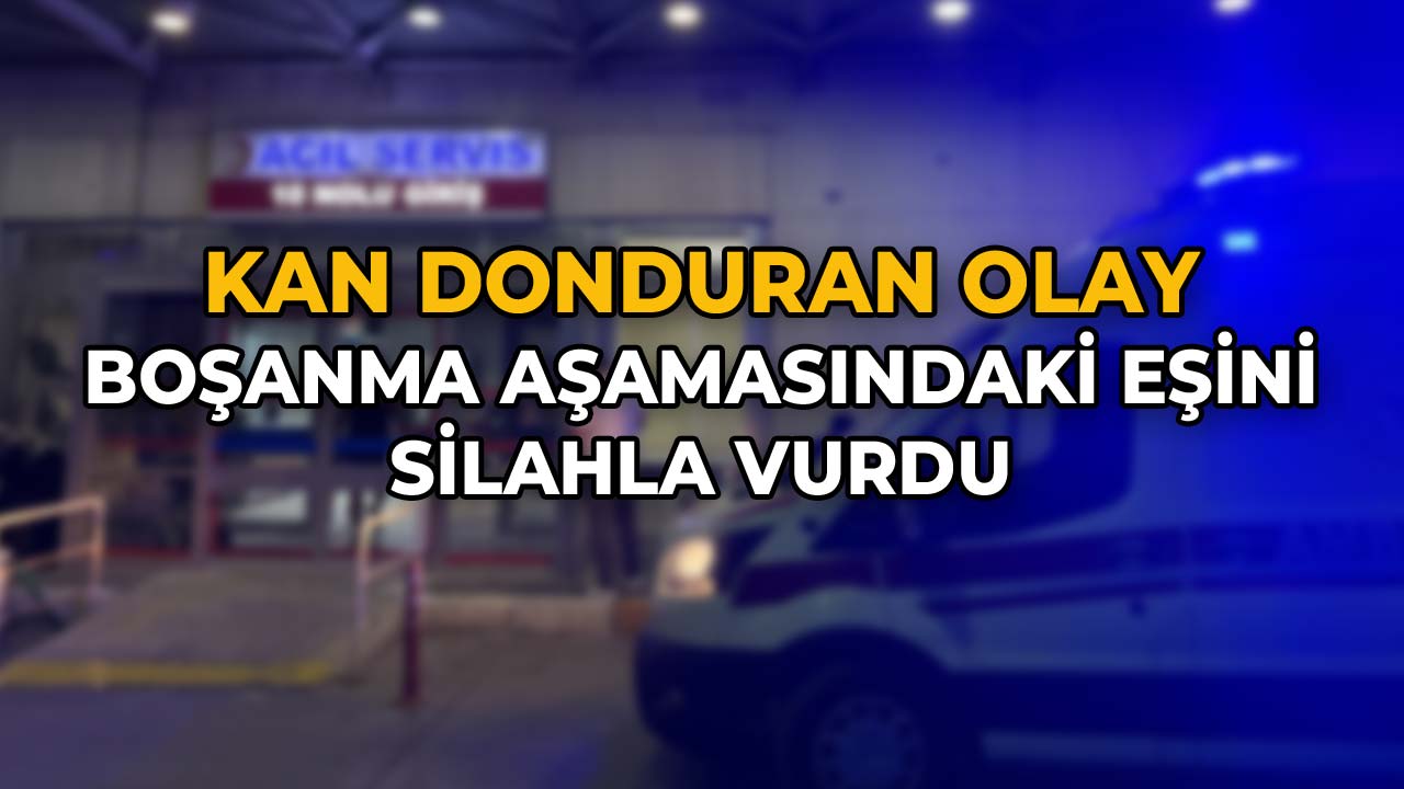 Boşanma Aşamasındaki Eşini Silahla Vurdu