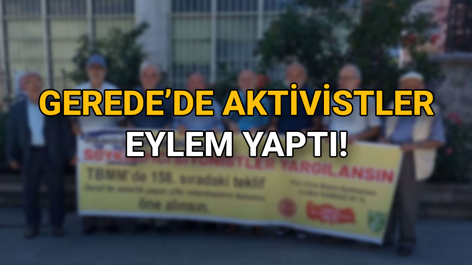 Gerede’de Aktivistler Eylem Yaptı